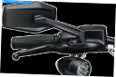 Mirror クライャキン5919六角鏡、サテンブラック Kuryakyn 5919 Hex Mirrors, Satin Black