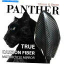 Mirror ミラー100％カーボンパンサーブラック8mm 10mmほとんどのオートバイスクーターε Mirrors 100% carbon Panther black 8mm 10mm fit most motorcycles scooters ε