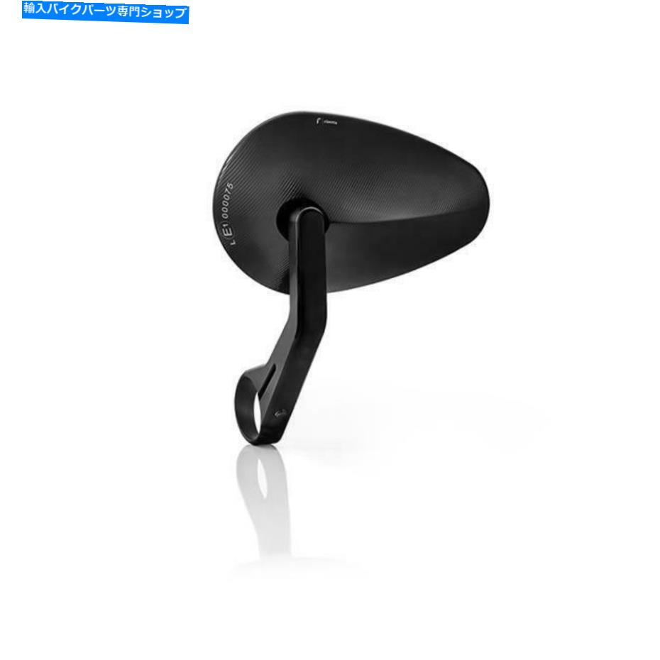 Mirror RizomaリバースラジアルバーエンドミラービレットブラックヤマハMT09 2014 Rizoma Reverse Radi..