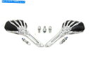 Mirror スケルトンミラーは骨の形の茎クロムを設定します Skeleton Mirror Set with Bone Shaped Stems Chrome