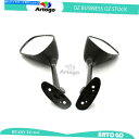 Mirror 左+右側リアビューミラーフィットスズキGSF1250SA 2007新ボックス Left + Right Hand Rear View Mirror Fit SUZUKI GSF1250SA 2007 New In Box