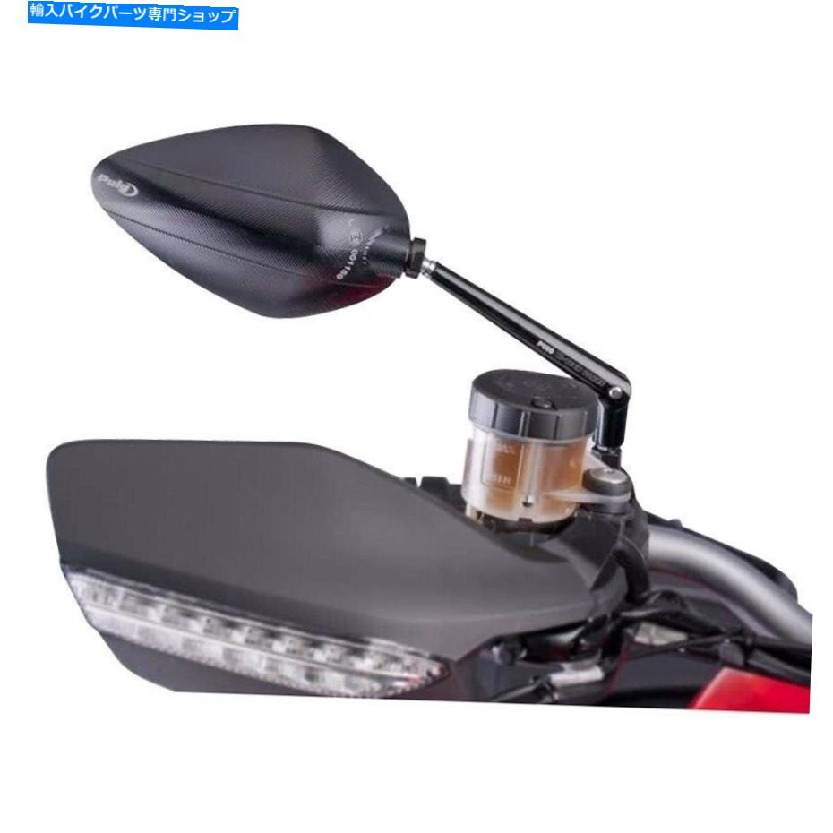 Mirror Puig - 8025N - ハイテクIIIミラー、右 - 黒 PUIG - 8025N - Hi-Tech III Mirror, Right - Black