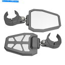 Mirror Honda Talon 1000R 19 Modquad RacingグレーサイドミラーW Recut Pockets For Honda Talon 1000R 19 Modquad Racing Gray Side Mirror w Recut Pockets