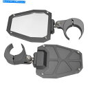 Mirror Polaris RZR 570 2014-2019 Modquad RacingグレーサイドミラーWグレーベゼル For Polaris RZR 570 2014-2019 Modquad Racing Gray Side Mirror w Grey Bezel