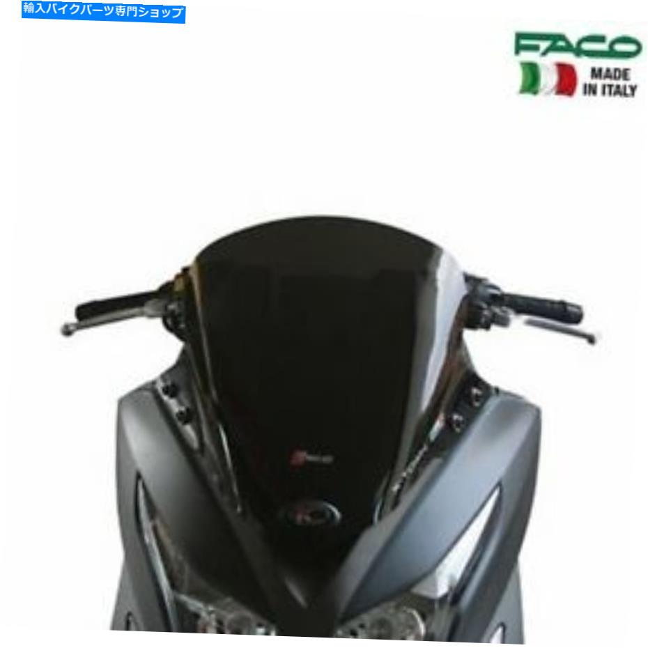 Windshield FACO 28425フェアリングスモークダークウィンドスクリーンキムコXタウンABS 300 2016 2018 Faco 28425 Fairing Smoke Dark Windscreen Kymco X Town ABS 300 2016 2018