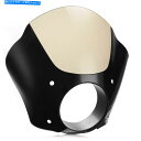 Windshield Windshield Cafe Racer WindscreenフェアリングフィットDYNA XL883Nアイアンスポーツスター2009 ...