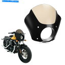 Windshield Windshield CafeレーサーウィンドスクリーンフェアリングフィットDYNA XL883Nアイアンスポーツスター09-16A3 W...