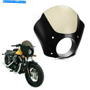 Windshield フロントガラスカフェレーサーウィンドスクリーンフェアリングフィットDYNA XL883Nアイアンスポーツスター2009-16 Windsh...