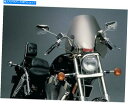 Windshield Slipstreamer S-06-A-C-M S-06 Spitfire Sport Shield 7/8インチ。クランプ - 煙 Slipstreamer S-06-A-C-M S-06 Spitfire Sport Shield with 7/8in. Clamp - Smoke