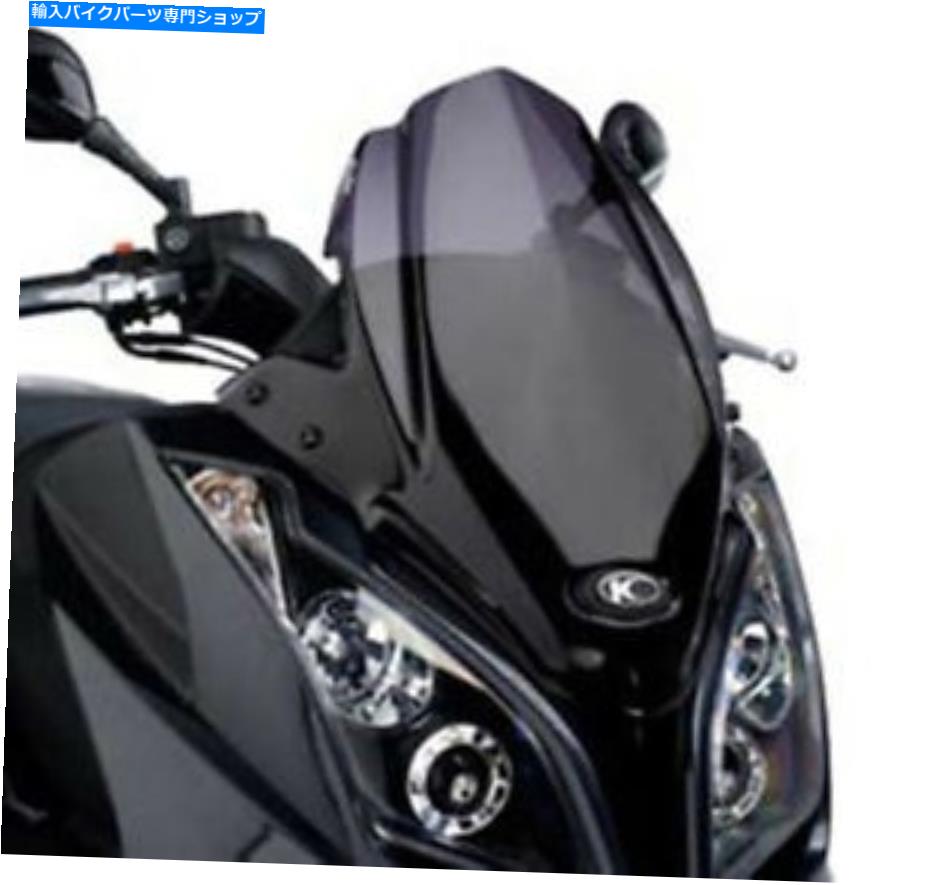 Windshield キムコXタウン300 16-20ダークスモークのためのPuig Windshield V-Tech Line Sport PUIG WINDSHIELD V-TECH LINE SPORT FOR KYMCO X-TOWN 300 16-20 DARK SMOKE