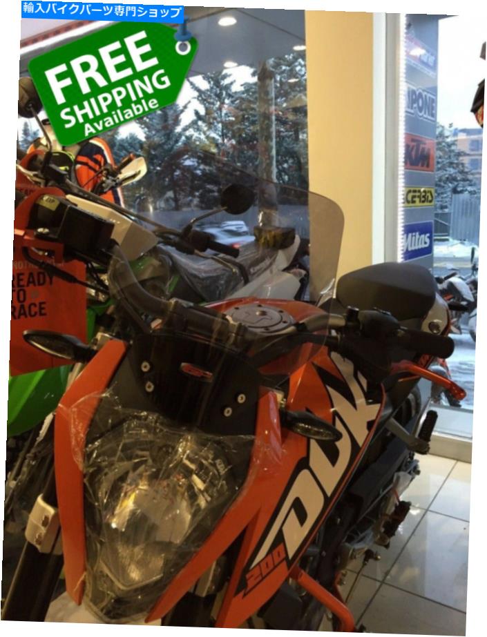 Windshield KTM 125 200 250 390ǥ塼ݡĥɥɥեȥ饹ǥե쥯27cm 2011 2016 KTM 125 200 250 390 Duke Sport Windshield Windscreen Deflector 27cm 2011 2016