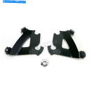 Windshield カフェフェアリングのためのメンフィスシェードブラックマウントプレートのみハードウェア - MEB1895 Memphis Shades Black Mounting Plate Only Hardware for Cafe Fairing - MEB1895