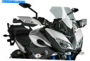 Windshield ピュギレーシングのフロントスケーンライトスモーク#7645hヤマハFJ-09 2015-2017 Puig Racing Windscreen Light Smoke #7645H Yamaha FJ-09 2015-2017
