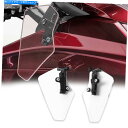 Windshield ホンダゴールドウィング1800 GL1800 2018-2020のためのL＆Rクリアアッパーエアデフレクターフィット L R Clear Upper Air Deflector Fit For Honda Goldwing 1800 GL1800 2018-2020