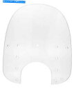 Windshield メンフィスシェードMEP3710 19「脂肪9」HLプラスチッククリア MEMPHIS SHADES MEP3710 19" FATS 9" HL PLASTIC CLEAR