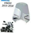Windshield 2015-20川崎vulcan S JA 650のためのブラケットのフロントウインドシールドスクリーン Windscreen Windshield Screen w/Bracket For 2015-20 Kawasaki Vulcan S EN 650 US