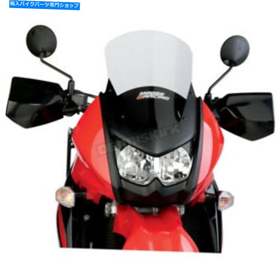 Windshield ムースクリアアドベンチャーウィンドスクリーンW /シルクスクリーン - 2312-0204 Moose Cle..