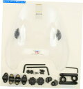 Windshield N25042国立周期デフレクタースクリーンクリア1」 N25042 National Cycle Deflector Screen Clear 1"