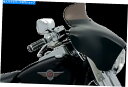 Windshield メンフィスシェードバットウィングフェアリング5煙スポイラーフロントガラスハーリーツーリングソフト Memphis Shades Batwing Fairing 5 Smoke Spoiler Windshield Harley Touring Softail