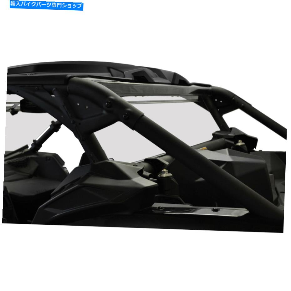 Windshield Can-Am Maverick MAX 1000R 2017ѥŸݡĥꥢꥢեȥ饹 For Can-Am Maverick Max 1000R 2017 Spike Power Sports Clear Rear Windshield