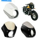 Windshield Dyna Sportster XL 883 1200 86-16 TZ4のためのフロントガラスカフェのレーサースクリーンのフェアリング W...