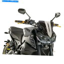Windshield ヤマハMT-09 2018-2019 PUIG世代スポーツ裸の暗い煙のフロントガラス For Yamaha MT-09 2018-2019 Puig Generation Sport Naked Dark Smoke Windshield