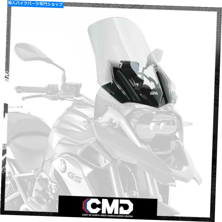 Windshield Givi 5108DTクリア透明なフロントスクリーンのフロントガラスBMW R1200GS R1200GSA 13-18 GIVI 5108DT Clear Transparent Windscreen Windshield BMW R1200GS R1200GSA 13-18