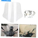 Windshield マウントキットCN3が付いている普遍的なABSプラスチックオートバイのフロントガラスのウィンドスクリーン Universal ABS Plastic Motorcycle Windshield Windscreen with Mounting Kit CN3