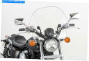 Windshield Yamaha Raider 1900&Stryker 1300 - クリア17 "Viper WindShield W /黒ハードウェア Yamaha Raider 1900 & Stryker 1300 - Clear 17" Viper Windshield w/Black Hardware