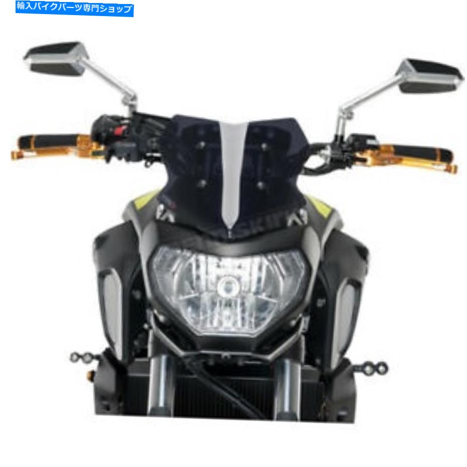 Windshield ピグハイテクパーツダークスモーク裸の新しい世代スポーツウインドシールド - 9666F Puig Hi-Tech Parts Dark Smoke Naked New Generation Sport Windshield - 9666F