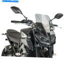 Windshield Puig Hi-Tech部品煙裸新世代ツーリングフロントスケーン - 9377h Puig Hi-Tech Parts Smoke Naked New Generation Touring Windscreen - 9377H