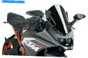 Windshield Puig 7004Nレーシングウィンドスクリーンブラック PUIG 7004N Racing Windscreen Black