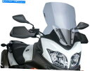 Windshield Puigオートバイのツーリングフロントガラスのフロントスクリーンライトスモーク5895H Puig Motorcycle Touring Windshield Windscreen Light Smoke 5895H