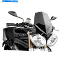 Windshield Triumph Street Triple R 13-16の世代スポーツ裸の暗い煙のフロントガラス For Triumph Street Triple R 13-16 Generation Sport Naked Dark Smoke Windshield