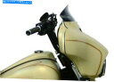 Windshield klock werksフレアダークスモーク5 "ハーレーflh / xバットウィング14-20用フロントガラス Klock Werks FLARE Dark Smoke 5" Windshield for Harley FLH/X Batwing 14-20