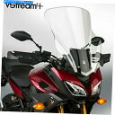 Windshield ナショナルサイクルVSTREAM WINDSCREENのフェアリングマウントの背の高いクリアN20318 National Cycle Vstream Windscreen Fairing Mount Tall Clear N20318