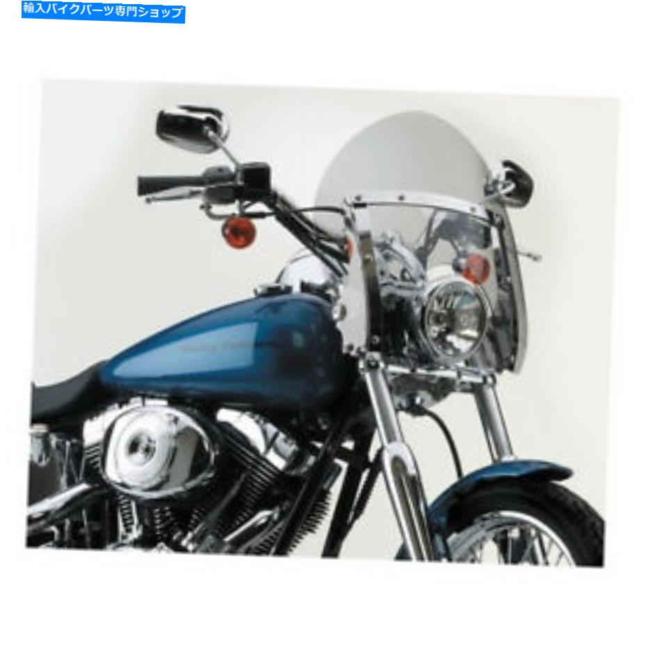 Windshield N.Cycles Switchblade Shorty Windshield、Tinted F.Harley-Davidson 84-07 N.Cycles Switchblade Shorty Windshield, Tinted F.Harley-Davidson 84-07
