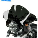 楽天Us Custom Parts Shop USDMWindshield ハーレーvロッド筋肉暗い煙のためのフロントガラスバットウィング Windshield Batwing for Harley V-Rod Muscle dark smoke