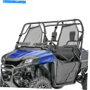 Windshield ホンダパイオニア700 14-16スパイクパワースポーツハードコートデュアルベントフロントガラス For Honda Pioneer 70...