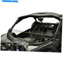Windshield CAN-AM MAVERICK MAX 1000R 17スパイク電源スポーツハードコートショートクリアシールド For Can-Am Ma...