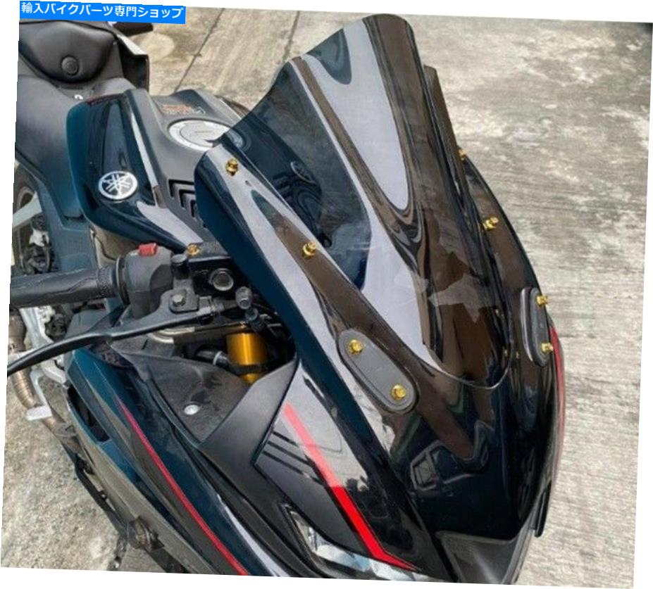 Windshield オートバイアクセサリーヤマハR15 2017-2020 SL Shape Blackのためのフロントガラス MOTORCYCLE ACCESSORIES WINDSHIELD FOR YAMAHA R15 2017-2020 SL SHAPE BLACK