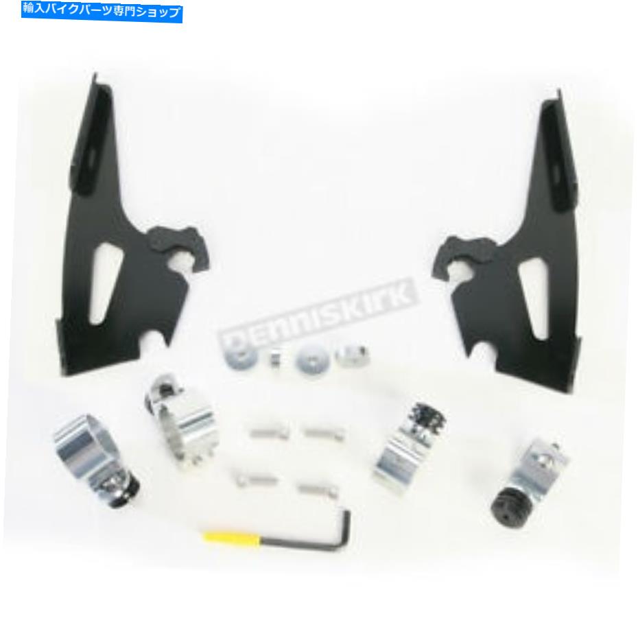 Windshield メンフィスシェードナイトシェードブラックノーツールトリガーロックハードウェアキット - MEB8964 Memphis Shades Night Shades Black No-Tool Trigger-Lock Hardware Kits - MEB8964