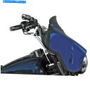 Windshield 1996-2013ハーレーツーリングモデルのための風ベスト4 "ダークスモークフロントガラス Wind Vest 4" Dark Smoke Windshield for 1996-2013 Harley Touring Models