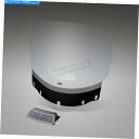 Windshield Chromeアクセサリーを表示クリアカスタムフロントガラスW /ベント - 20-516 Show Chrome Accessories Clear Custom Windshield w/Vent - 20-516