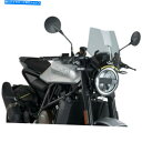 Windshield Puig Hi-Tech部品煙新世代裸のスポーツのフロントガラス - 9750h Puig Hi-Tech Parts Smoke New Generation Naked Sport Windshield - 9750H