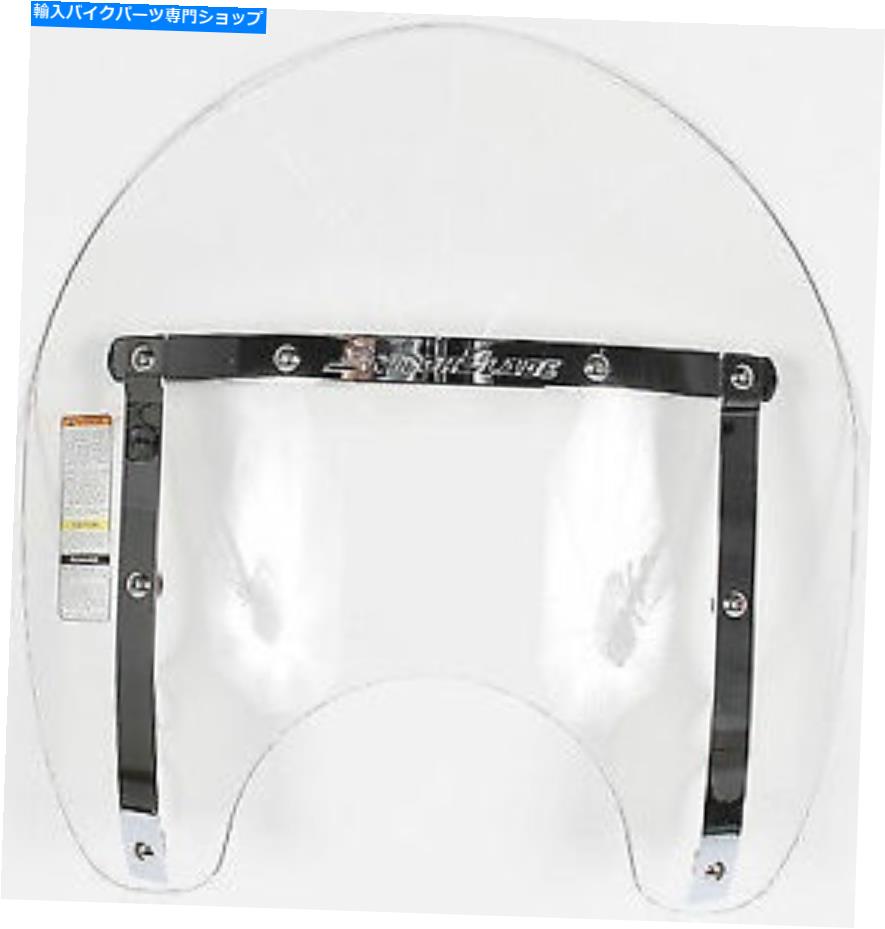 Windshield 国境サイクルスイッチブレードショックフロントガラス - クリアN21703ホンダVT1100C2など National Cycle SwitchBlade Shorty Windshield - Clear N21703 HONDA VT1100C2 etc