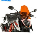 Windshield ピグハイテクパーツオレンジ裸の新しい世代スポーツのフロントガラス - 9692T Puig Hi-Tech Parts Orange Naked New Generation Sport Windshield - 9692T