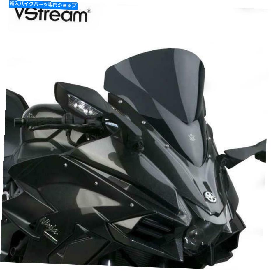 Windshield 川崎H2SX SE 2019ナショナルサイクルVstream Dark Tint Sport Windスクリーンシールド KAWASAKI H2SX SE 2019 NATIONAL CYCLE VSTREAM DARK TINT SPORT WIND SCREEN SHIELD