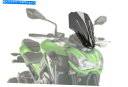Windshield 川崎Z900のためのツーリングウィンドスクリーンNNGスポーツダニスモーク9392F Touring Windscreen NNG Sport Dark Smoke Puig 9392F For Kawasaki Z900