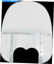 Windshield メンフィスシェードMEM6930メンフィス脂肪ウインドシールド19inデュアルカットアウト - クリア Memphis Shades MEM6930 Memphis Fats Windshield 19in Dual Cutout - Clear